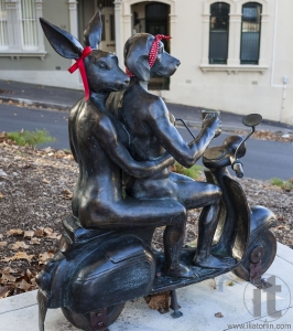 Art work title:'It Takes Two' by Gillie and Marc Schattner, Paddington. Australia.