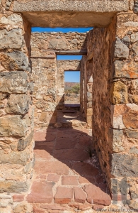 Ruins of abandon Kanyaka homestead. Flinders Ranges. South Australia.