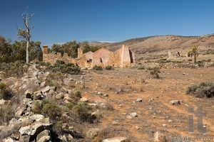 Ruins of abandon Kanyaka homestead. Flinders Ranges. South Australia.