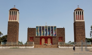 St Mariam Coptic Orthodox Cathedral. Asmara. Eritrea. Africa.