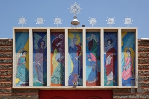 St Mariam Coptic Orthodox Cathedral. Asmara. Eritrea. Africa.