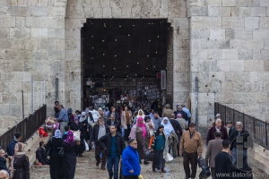 Damascus gate. Jerusalem old town, Israel