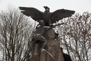 Detail of the Monument to heroes of 1812. Smolensk. Russia.
