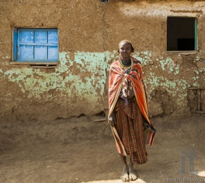 Portrait of Dassanech girl. Omorato, Ethiopia.