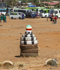 Bus Station in Sodo. Sodo Wolaita. Ethiopia.