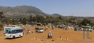 Bus Station in Sodo. Sodo Wolaita. Ethiopia.