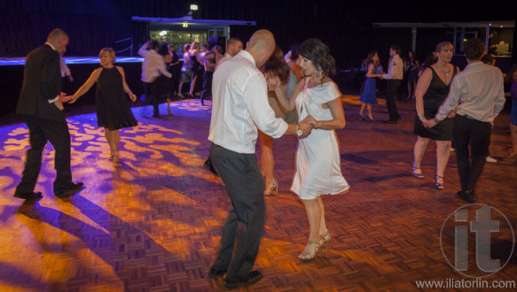 Salsa social dancing. Casino Royal Black Tie ball. Roundhouse Kensington. Sydney. Australia.