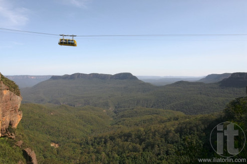 Blue mountains. Near Katoomba, Echo point. Australia.