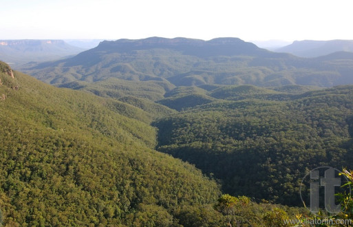 Blue mountains. Near Katoomba, Echo point. Australia.