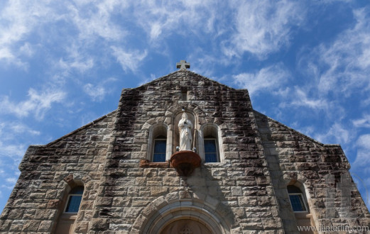 Facade of Our Lady Star of the Sea Watsons Bay Catholic church. Watsons Bay. Australia.