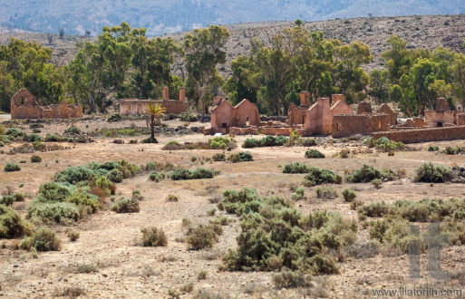 Ruins of abandon Kanyaka homestead. Flinders Ranges. South Australia.