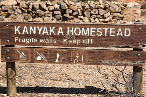 Ruins of abandon Kanyaka homestead. Flinders Ranges. South Australia.