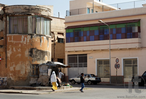 Architecture. Asmara. Eritrea. Africa.