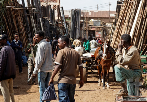 Medebar Market. Asmara. Eritrea. Africa.