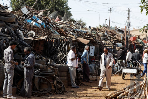 Medebar Market. Asmara. Eritrea. Africa.