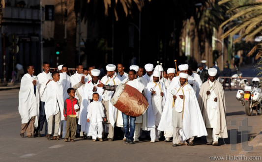 Meskel - Festival of Timket (Finding of True Cross). Asmara. Eritrea. Africa.