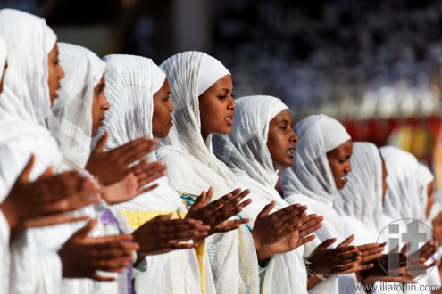 Meskel - Festival of Timket (Finding of True Cross). Asmara. Eritrea. Africa.