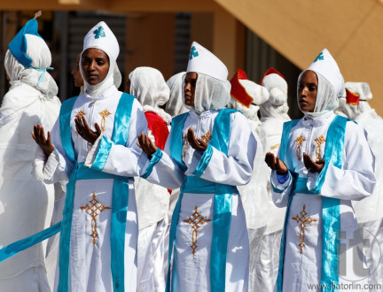 Meskel - Festival of Timket (Finding of True Cross). Asmara. Eritrea. Africa.