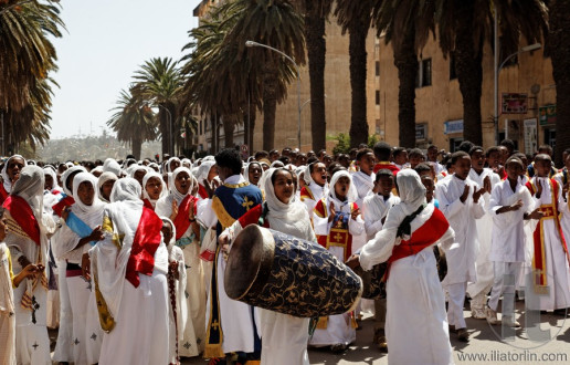 Meskel - Festival of Timket (Finding of True Cross). Asmara. Eritrea. Africa.