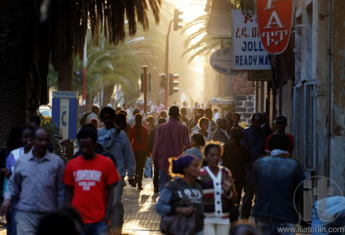 Passeggiata. Asmara. Eritrea. Africa.
