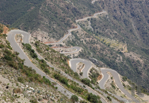 Road Karen to Massawa via Filfil Solomona. Eritrea. Africa.