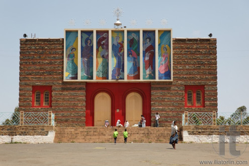 St Mariam Coptic Orthodox Cathedral. Asmara. Eritrea. Africa.