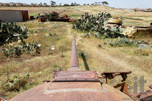 Tank Graveyard (Cemetery). Asmara. Eritrea. Africa.