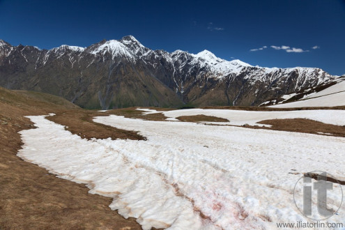 Caucasus Mountains Khevi region. Georgia.