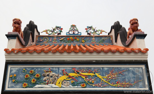 Detail of Pak Tai Temple. Cheung Chau. Hong Kong.