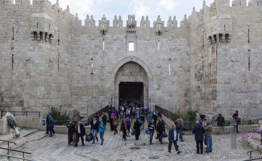 Damascus gate. Jerusalem old town, Israel