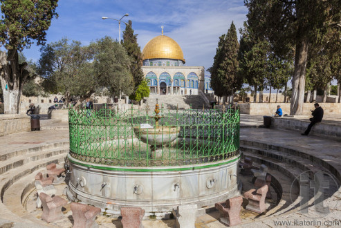 Dome on the Rock on Temple Mount. Jerusalem. Israel.