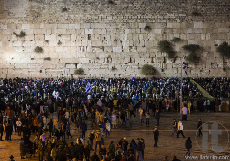 Shabbat at Kotel (Western Wall). Jerusalem. Israel.