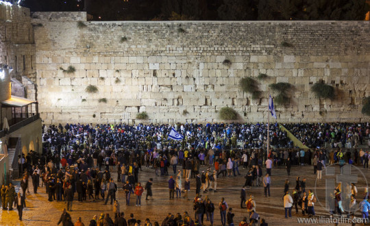 Shabbat at Kotel (Western Wall). Jerusalem. Israel.