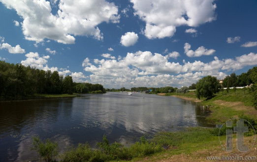 View to Kotorosl River. Late spring, early summer. Yaroslavl. Russia
