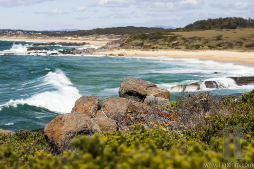 Coastline landscape. Bingie (near Morua) . NSW. Australia