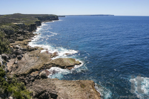 Rocky coast of Booderee National Park. NSW. Australia.