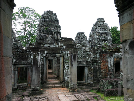 Ruins of Preah Khan Temple. Angkor, Siem Reap. Cambodia.