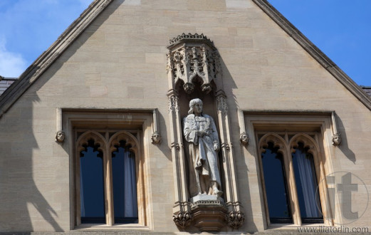 Facade of Kings College. Cambridge. UK