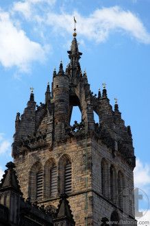 Detail of St Giles Cathedral. Edinburgh. Scotland. UK.