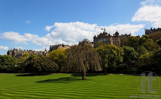 Princess Gardens. Edinburgh. Scotland. UK.