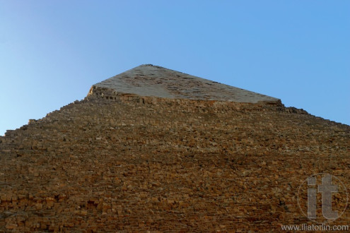 Details of the Stone Blocks of the Khafre (Chephren) Pyramid at Giza, Cairo, Egypt