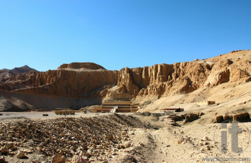 The Hatshepsut temple in West bank, Luxor, Egypt.