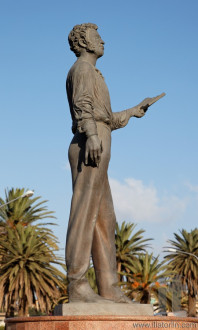 Alexander Pushkin Monument. Asmara. Eritrea. Africa.