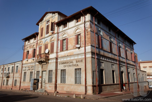 Commercial Bank of Eritrea. Asmara. Eritrea. Africa.