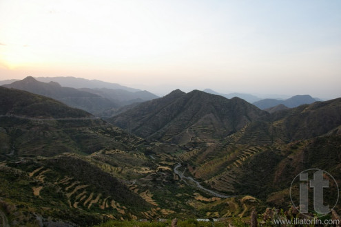 Escarpment near Asmara. Eritrea. Africa.