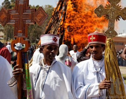 Meskel - Festival of Timket (Finding of True Cross). Asmara. Eritrea. Africa.