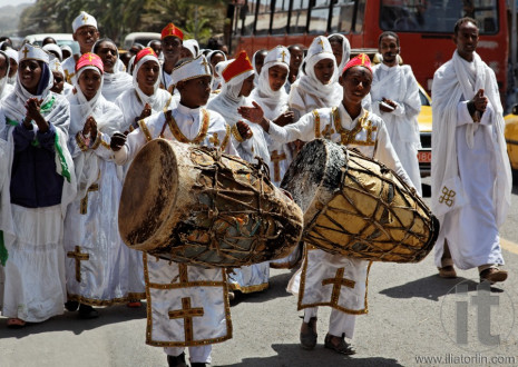 Meskel - Festival of Timket (Finding of True Cross). Asmara. Eritrea. Africa.