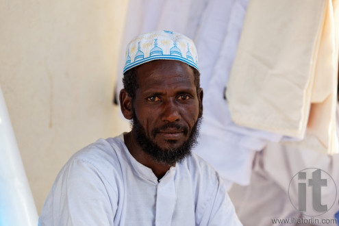 Portrait of seller. Main Market. Keren. Eritrea. Africa.