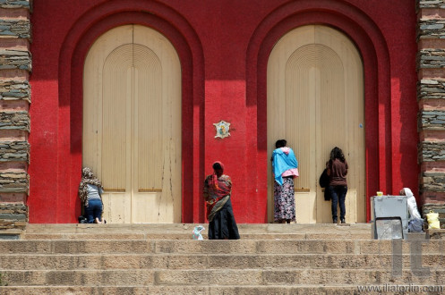 St Mariam Coptic Orthodox Cathedral. Asmara. Eritrea. Africa.