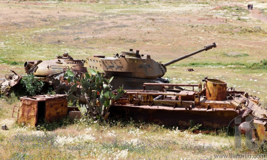 Tank Graveyard (Cemetery). Asmara. Eritrea. Africa.